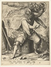 The choleric temperament (the fire element), Hugo de Groot, Jacob de Gheyn (II), 1596 - 1597