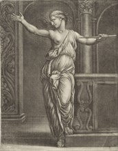 Suicide of Lucretia, Jan van Somer, RafaÃ«l, Marcantonio Raimondi, 1655 - 1700