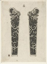 Two knife handles, Michiel le Blon, 1597 - c. 1625