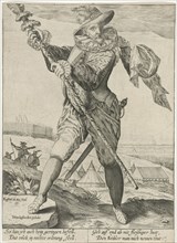 Pikeman, Raphael de Mey, Hendrick Goltzius, Johann Bussemacher, 1580 - 1600