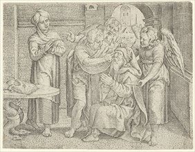 Healing of Tobit, Cornelis Massijs, 1544 - 1556
