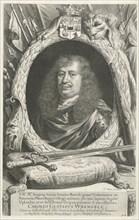 Portrait of Carl Gustaf Wrangel, Nicolas Pitau (I), 1644 - 1671