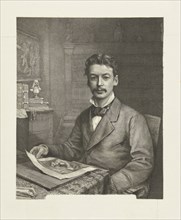 Portrait of Adrian Daniel de Vries Abzn, Petrus Johannes Arendzen, 1879 - 1884