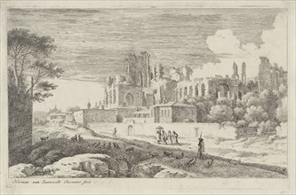 Landscape with Ruins, Herman van Swanevelt, 1650 - 1705