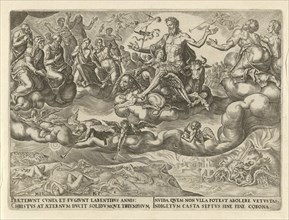 Triumph of Christ or the Eternity, Philips Galle, Hadrianus Junius, c. 1565