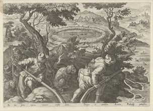 Duck Hunt, Philip Galle, 1578