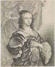 Portrait of Geertruida Hasselaer, Jacob Lutma, c. 1645 - 1654