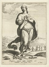 Believe, print maker: Zacharias Dolendo, Jacob de Gheyn II, c. 1596 - c. 1597
