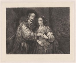 Portrait of a couple as Old Testament figures, called The Jewish Bride, Willem Steelink I,