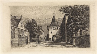 Vischpoort Elburg, Elias Stark, 1889