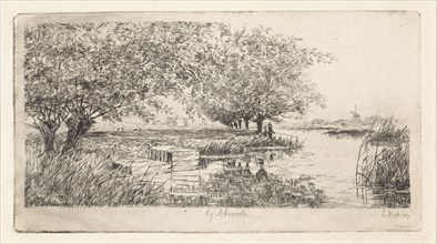 Wetering near Abcoude, Elias Stark, 1889