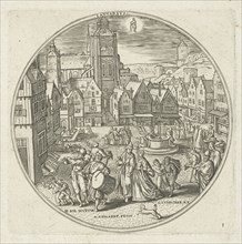 January, Adriaen Collaert, Claes Jansz. Visscher (II), 1578 - 1582
