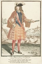 Portrait of Marshal FranÃ§ois de Neufville, Duke of Villeroy, Pieter van den Berge, unknown, 1695 -