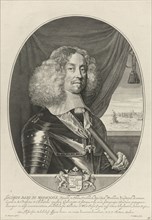 Portrait of Jacob Baron van Wassenaer heer van Obdam, Theodor Matham, 1658 - 1676