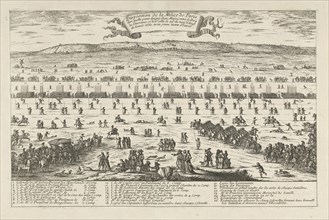 Army Planning of the garrison of Paris, 1660 France, Albert Flamen, after 1660 - 1662
