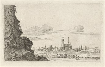 Two climbers on a ruin, Gillis van Scheyndel (I), 1605 - 1653