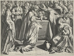 Circumcision of Christ, print maker: Egbert van Panderen, Ludovicus Finsonius, Pieter van der