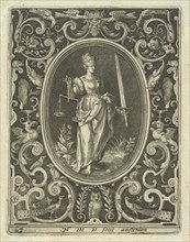 Decoration, print maker: Nicolaes de Bruyn, Frederik de Wit, 1581 - 1656
