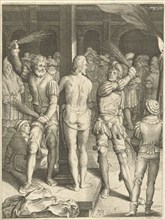 Flagellation of Christ, Nicolaes de Bruyn, 1619