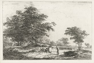 Landscape with resting figures, Hermanus van Brussel, c. 1800 - in or before 1815