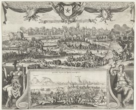 Siege of Maastricht by Louis XIV, 1673, Gaspar Bouttats, 1673