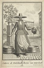 Milkmaid from Waterland, Pieter van den Berge, Anonymous, Pieter Schenk (I), in or before 1689 -