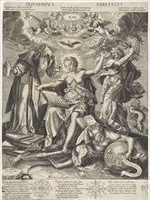 Triumph of Truth, Monogrammist CR (16e eeuw), Hieronymus Wierix, Joanni Medic, 1581