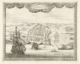 View of Santo Domingo, Thomas Doesburgh, Johannes Covens and Cornelis Mortier, Staten van Holland