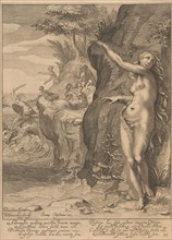 Perseus and Andromeda, Willem Isaacsz. van Swanenburg, Petrus Scriverius, Johannes Janssonius, 1608
