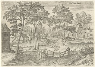 View of Stable, Hans Collaert I, Hans Bol, Claes Jansz. Visscher II, 1530 - 1580