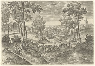 View of Linthout, Hans Collaert (I), Hans Bol, Claes Jansz. Visscher (II), 1530-1580