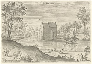 Castle Coensborg in Laken, Hans Collaert I, Hans Bol, Claes Jansz. Visscher II, 1530-1580