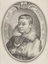 Portrait of Cornelis Abrahamsz Horn, Jacob Matham, 1611 - 1615
