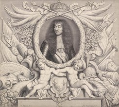 Portrait of Louis XIV, King of France, Pieter van Schuppen, in or after 1663 - 1702