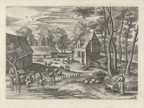 June, Julius Goltzius, Gillis Mostaert (I), Claes Jansz. Visscher (II), c. 1560 - 1595