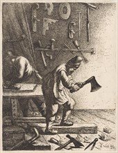 Carpenters, Jan Gillisz. van Vliet, 1635