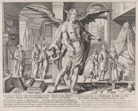 The physician as a devil, Johann Gelle, Egbert van Panderen, Hendrick Goltzius, 1609