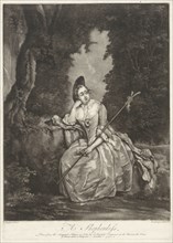Shepherdess, Andreas van der Myn, John Boydell, 1752
