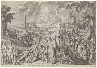 Tower of Babel, Zacharias Dolendo, Jacob de Gheyn (II), Willem Jans, 1597 - 1600