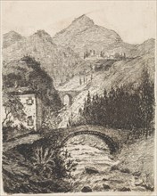 Village in the Apennines, Elias Stark, 1859 - 1888