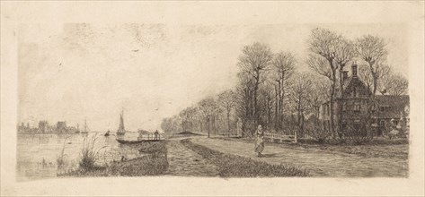 Houses on the Amstel, The Netherlands, Elias Stark, 1887