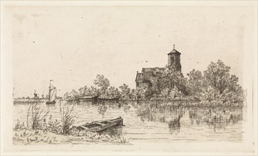 View of the St. Urban Church in Bovenkerk, Elias Stark, 1887