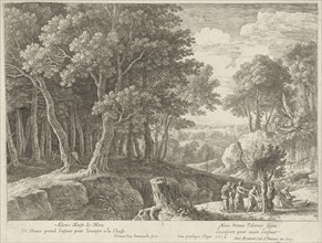 Birth of Adonis, Herman van Swanevelt, Henri Bonnart (I), 1654