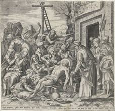 Lamentation, Pieter van der Heyden, Hieronymus Cock