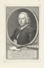 Portrait of John Eusebius Voet, Jacob Houbraken, Rutger Schutte, 1756 - 1780