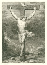 Christ on the cross, Louis Bernard Coclers, 1756