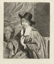 Portrait of the painter Adriaen van Ostade, Louis Bernard Coclers, 1756 - 1817