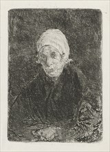 Katwijk old woman, The Netherlands, Jozef IsraÃ«ls, 1835 - 1911