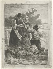 Embarkation, Reinier Craeyvanger, 1822 - 1880