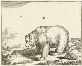 Standing Bear, and profil, Marcus de Bye, Marcus Gerards (I), 1664